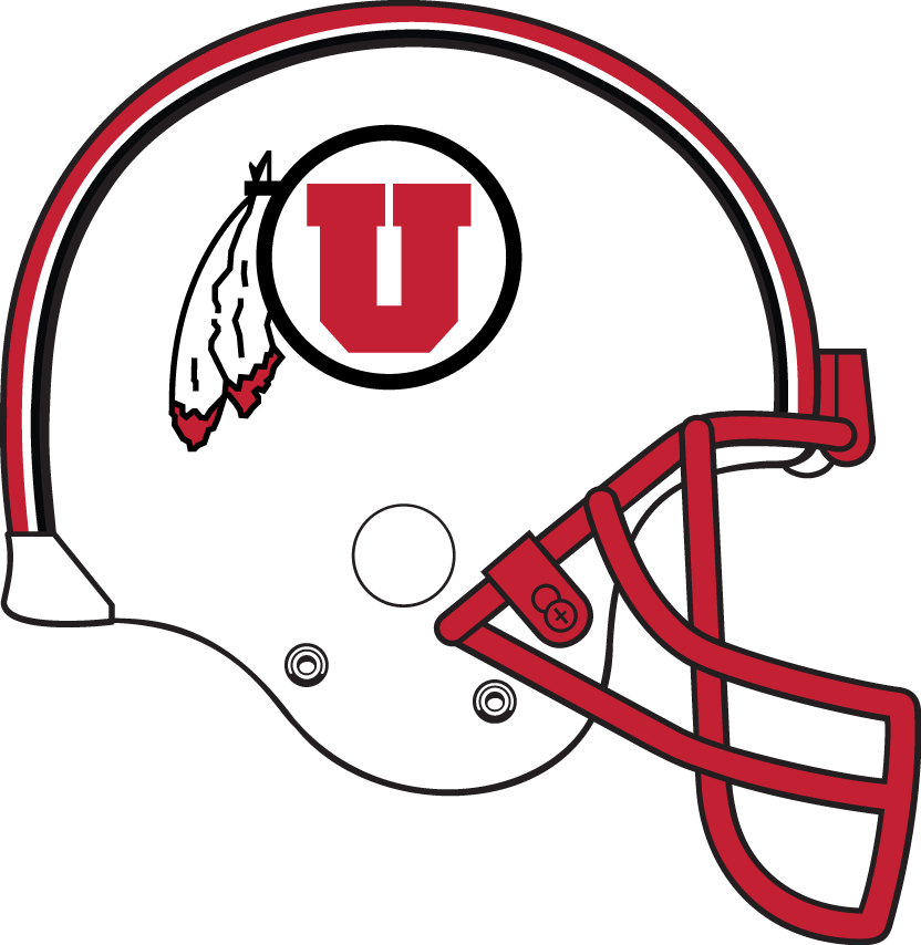 Utah Utes 2014-Pres Helmet Logo v3 iron on transfers for clothing